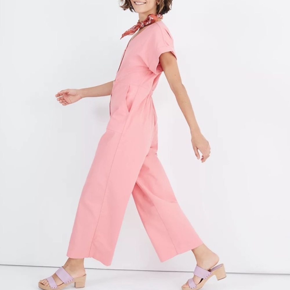 Madewell Button-Front Day Jumpsuit size 0